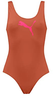 PUMA Damen One Piece Swimsuit, Chili Powder, S EU