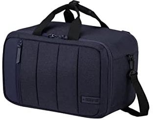 American Tourister StreetHero - 3 Way Reisetasche, 38.5 cm, 23.5 L, Blau (Navy Melange)