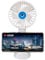 iN 3-in-1 Handheld Fan with Mist Spray – Rechargeable, 3-Speed, Phone Stand for Travel, Camping, Indoor