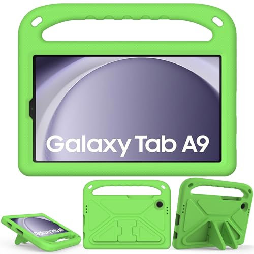 XunyLyee Kids Case for Samsung Galaxy Tab A9 (8.7 inch) 2023 Cover, Green