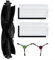 Emiif Repuesto de aspiradora para aspiradora Conga Eternal Max/Pet X-Treme Ultimat Titanium Vital, 1 cepillo principal + 2 cepillos laterales + 2 filtros