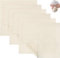 QHFlashbuy Etamine Alimentaire,6 Pièces Tissu Mousseline pour Cuisiner,Lavable Réutilisable Filtre Étamine à Non Blanchi pour Filtrer Jus Fromage Thé Épices Jus de Fruits Café 50x50cm