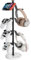 Gypie Controller Holder with Marble Base, 4 Tiers Headphone Stand, Controller Stand for Gaming Accessories, Metal Gaming Headset Stand for Xbox PS5 PS4 Switch (Black)