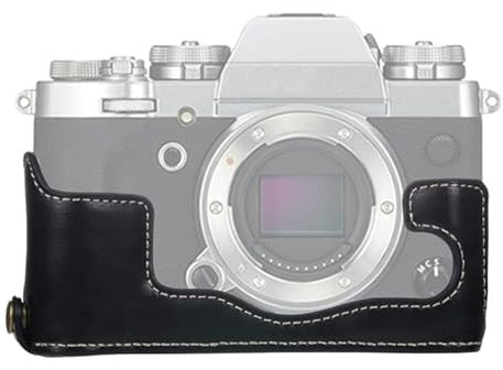 JSJ -Kamerazubehör 1/4 Zoll Faden PU Lederkamera halbe Hülle Basis für for FUJIFILM x-t3/x-t2