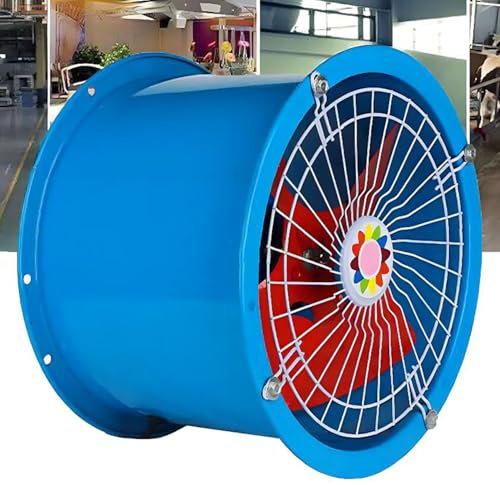 ICEMOB Industrial Exhaust Fan,Inline Extractor Fan 2800R/Min,Duct Fan Axial Flow,Metal Grille,Utility Blower Fan,for Bathroom, Office, Grow Rooms Ventilation,440mm