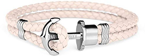 Paul Hewitt Pulsera Unisex Plateado Cuero