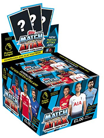 Match Attax MA1819P EPL 2018/19 Trading Card Game (x50 Packs) Sammelkarten, Mehrfarbig
