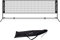 display4top Filet de Tennis Badminton Pliable Facile à Monter Facile à Transporter Longueur 5m Hauteur réglable (107cm, 120cm, 155cm) Nylon Sports Net avec (5m)
