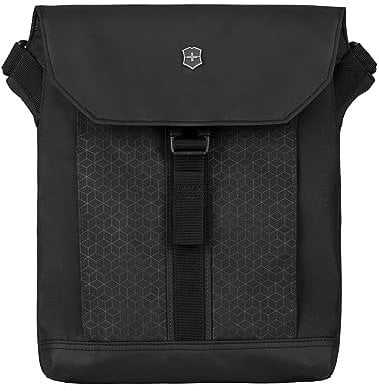 Victorinox Altmont Original Flapover Digital Bag, Tabletfach, Schultertasche, Umhängetasche, Damen Herren, Schwarz