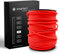 smartect Cable Textil en Color Rojo, Cable Electrico 3 Hilos de 5 Metros (3 x 0,75 mm²) Cuerda para Lampara con Revestimiento Textil para su Proyecto DIY