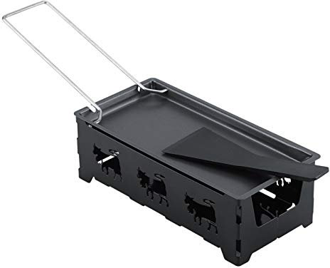 Grill Mini Raclette Set Antihaft für den Außenbereich zu Hause