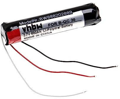 vhbw Battery compatible with Bose QC35, QC35 II, QC 45 Wireless Headset Headphones (600mAh, 3.7 V, Li-polymer)