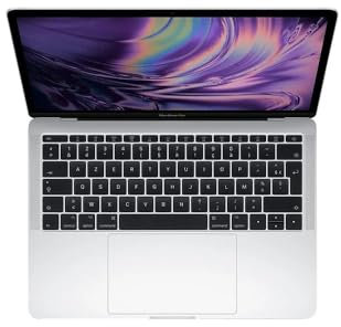 2017 Apple MacBook Pro with Intel 2.3 GHz Core i5 chip (13-inch, 8GB RAM, 128GB SSD Storage) Azerty France/Belgium - Silver (Generalüberholt)