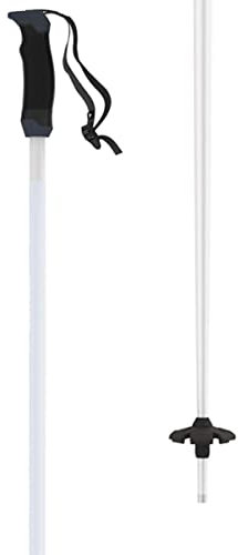 ATOMIC AMT SQS W Skistöcke - Weiß - Länge 110 cm - Zuverlässiger 4* Aluminium Skistock - Ergonomischem Griff am Stock - Safety Quick Release System - Stöcke mit 60mm-Pistenteller