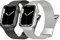 Fengyiyuda Compatibile con Apple Watch Cinturino 42mm 44mm 45mm 49mm,Cinturini in Acciaio Inossidabile Maglia Metallo Milanese per iWatch Series Ultra/Ultra 2/9/8/7/SE/6/5/4/3/2/1,2Pack