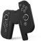 JINGDU Joy Con Charging Grip Handle for Nintendo Switch/OLED, Joystick Charging Comfort V-Shaped Game Grip Controller with Battery Indicators, High Speed Charge While Play, Black