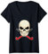 Damen Hockey Hockeyschläger Sport T-Shirt mit V-Ausschnitt