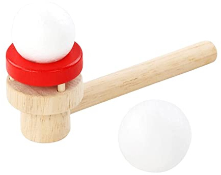 2 Pcs Air Blowing Magic Levitating Balls | Creative Pipe Ball Toys for Children,Ball Blowing Toy Floating Blow Pipe Balls Fun Stress Reliever for Kids Children Toddler