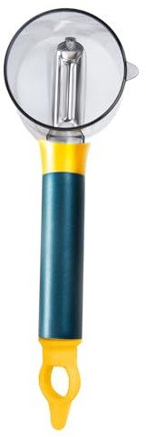 AEX Multifunctional Potato Peeler, Vegetable Peeler, Peelers for Kitchen, Onion Slicer, Cabbage Shredder with Storage Box and Comfortable Grip -[Blue]