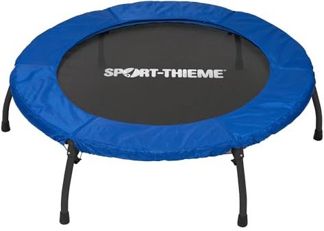 Sport-Thieme Trampolin Flex Pro | Förderung von Gleichgewicht, Koordination u. Fitness | Klappbare Füße | Leicht stapelbar | Stahlrahmen, Gummiseil