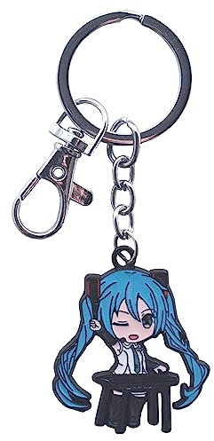 Amasukami Anime Schlüsselanhänger: Miku, Novelty, Mehrfarbig, Unisex-Jugendliche