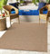 Carpettex Outdoor Teppich Wetterfest 200x300 (200x290 cm) Sisal & Jute Optik Beige - Ideal für Balkon, Garten, Terrasse, als Küchenteppich - Teppich Waschbar, Wasserfest, Pflegeleicht, Vintage Design