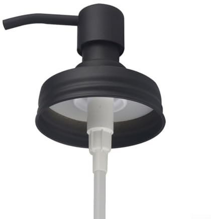Seifenpumpen-Ersatz, Seifenspender-Pumpenkopf, Ersatz für Flüssigseifenspender, Pumpe, Ersatz für Küche, Badezimmer, Arbeitsplatte, Flaschen (schwarz)