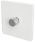 SAMOTECH Zigbee Dimmer Switch No neutral wire required, compatible with Philips Hue, Home Assistant - White/Silver 1-Gang Zigbee Dimmer