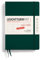 LEUCHTTURM1917 370629 Wochenkalender Medium (A5) 2025, 18 Monate, Forest Green, Deutsch