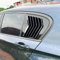 für 1er F20 Fünftürer 2011-2019 Seiten Fenster Shutter Grille Dekor ABS Kunststoff 2 Stück (Schwarz glänzend)