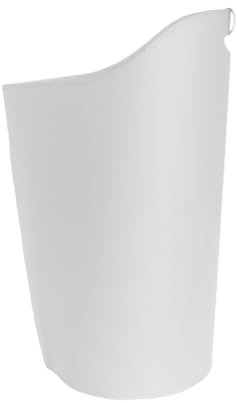 LIMAC Design SAPEL Modern Leather Bag for Wood Pellet, Wood Pellet Container for Stove, Original Pellet Bag for Fireplace, Made in Italy. (White)