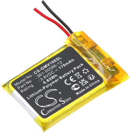 TCTK Akku 170mAh Kompatibel mit [Garmin] Femix 6s Pro, Venu Ersetzt 361-00086-12