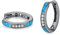 ZIPPICE Creolen Silber 925 Blau Opal Ohrringe 925 Sterling Silber Schwarz Kleine Creolen Ohrringe Opal Schmuck Geschenke für Damen Frauen Ehefrau Mädchen Mama