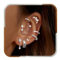 J.Fée Helix Piercings Silber 925, Piercings Ohr Ohrstecker Silber 925 Ohrstecker, Damen Ohrringe Set Damenohrringe Geschenke für Frauen, 13Pcs