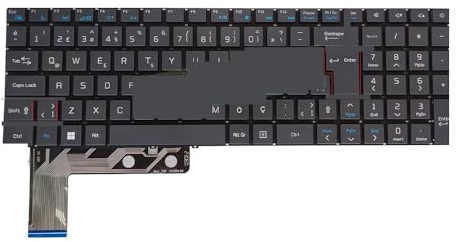 ZGGOZDH Türkische TR-Tastatur für Casper für Nirvana C550 C600 C500 .1115 1135 .1255 .1235 Notebook V6329B V6329A(Turkish v6329A)