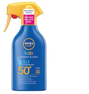 NIVEA SUN Protect & Care Sonnenschutzspray für Kinder SPF50+ 250ml