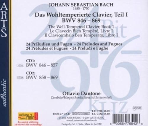 Das Wohltemperierte Klavier 1