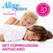 Allergosystem 2pz Federe Copricuscini Letto Matrimoniale Antiacaro 50x80cm - Dispositivo Medico Antiacaro e Anallergico MADE IN ITALY - Linea Sogno