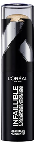 L'Oreal Paris Infallible Stobe Highlight Stick, 502 Gold Is Cold