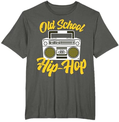 Retro Old School Hip Hop Vintage 80s 90s Cool Ghetto Blaster T-Shirt