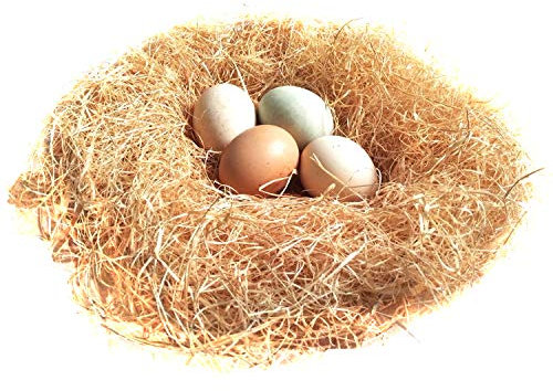 BWOGUE 100 g natürliches Gras Nesting Pads für Hühner, Hühner, Vögel, Nest.