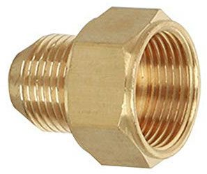 BE-TOOL Raccord en laiton à visser pour tuyau de nettoyeur haute pression (22 mm femelle vers 14 mm mâle)