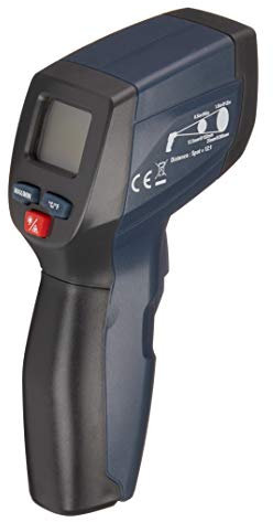 Amazon Basics Compact Infrared Thermometer, Black (Previously AmazonCommercial brand)