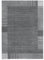 andiamo Webteppich moderner stilvoller Kurzflor Teppich robust und pflegeleicht aus 100% Polypropylen geeignet für Fußbodenheizung und Saugroboter 60 x 110 cm Bordüre Grau
