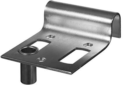 CQFD Sabot portail à visser avec gâche Ø 16 mm 1006-2710 Zingué