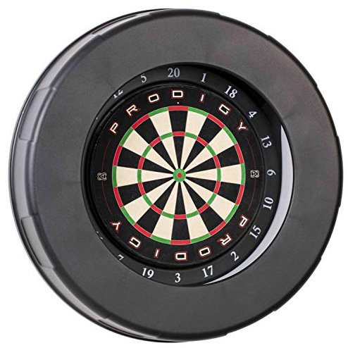 Prodigy Dartboard-System mit automatischem Ritzborsten, automatische Ritzung, authentisches Stahlspitzenspiel, App-Software, LED