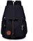 FSD.WG Modischer Rucksack mit großem Fassungsvermögen. - Schwarz - Large
