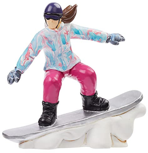 Miniatur Snowboarderin, ca. 9,5 cm