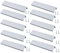 JNRFTY 10 Stück Silber Griffe Versteckt Modernes Möbelgriffe Küchengriffe Griffe schubladengriffe Aluminium Mit 20 Schrauben Küche Griffe Lochmitte 128MM
