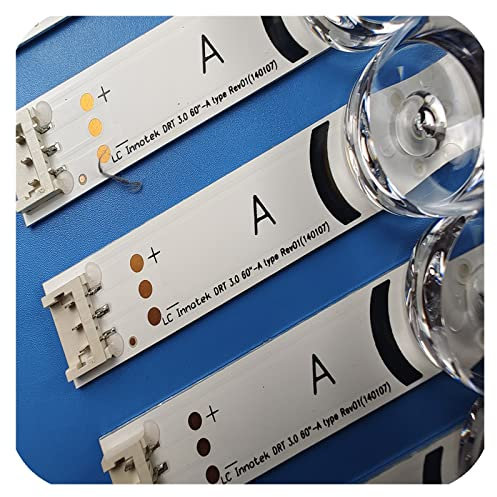 KBREE 100% Nuevo 12pcs / Kit LED Tiras for L G 60 TV 60GB6580 60 LB6500 UP 60LB7100 UT LC600DUF FG P2 LG INNOTEK DRT 3.0 60 A Tipo Rev01
